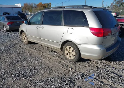 2004 Toyota Sienna Xle из США, поврежденный, VIN 5TDZA22CX4S076190